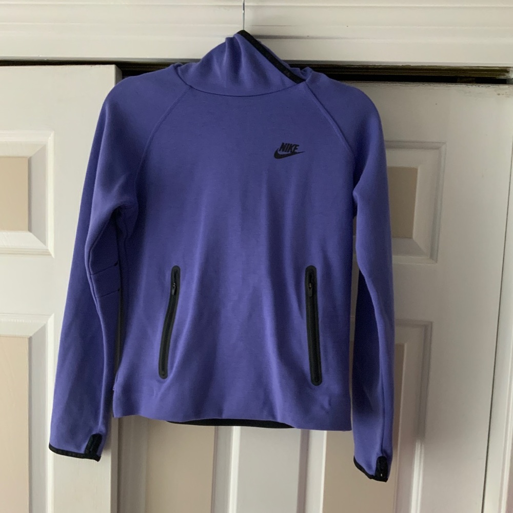 Nike purple hoodie with black trim size medium
